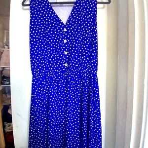 **Charming Navy Polka Dot Dress – Your New Summer Staple!**